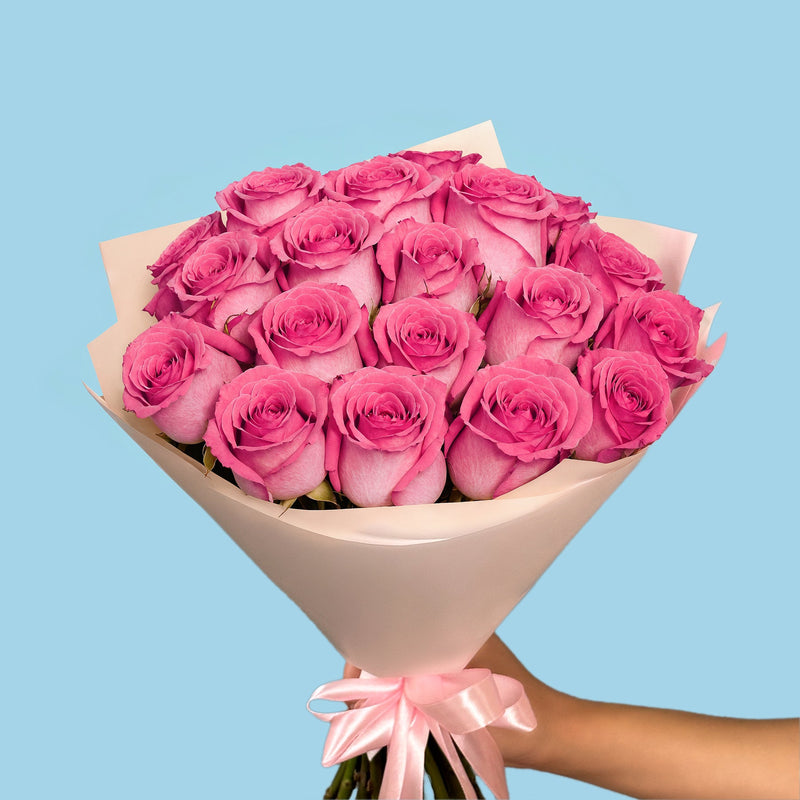 20 Premium Pink Roses #3