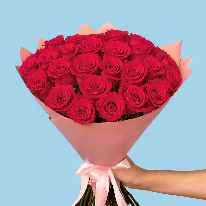 35 Premium Hot Pink Roses #3