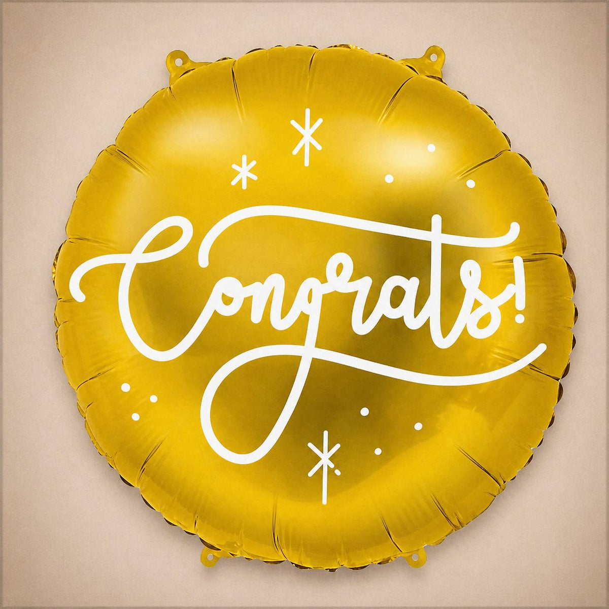 18" Congratulations Gold Foil Balloon