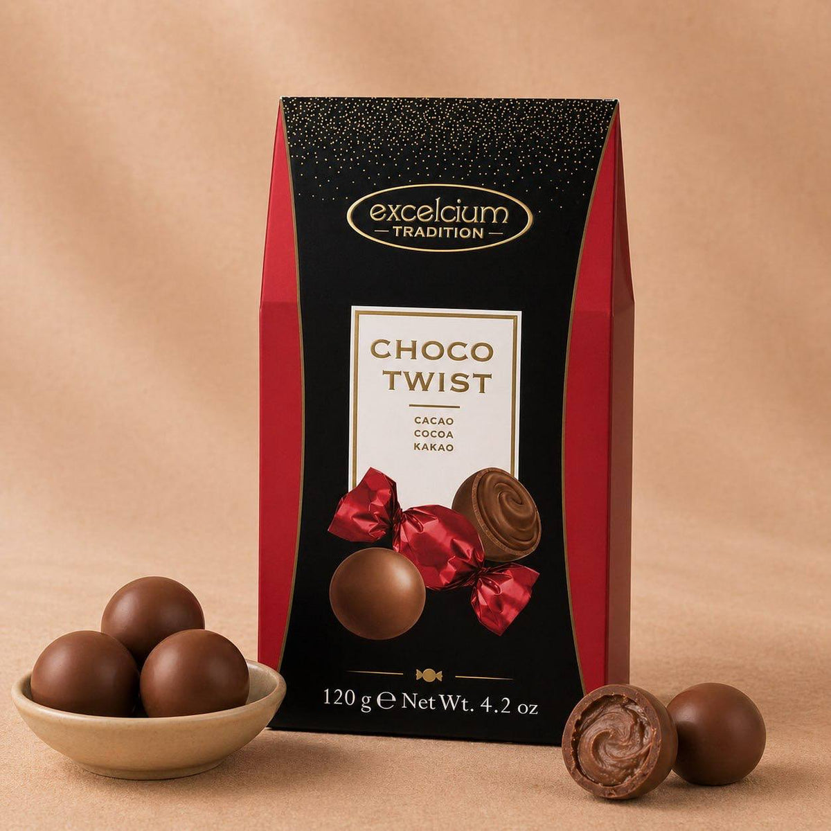 Excelcium Choco twist red 120g