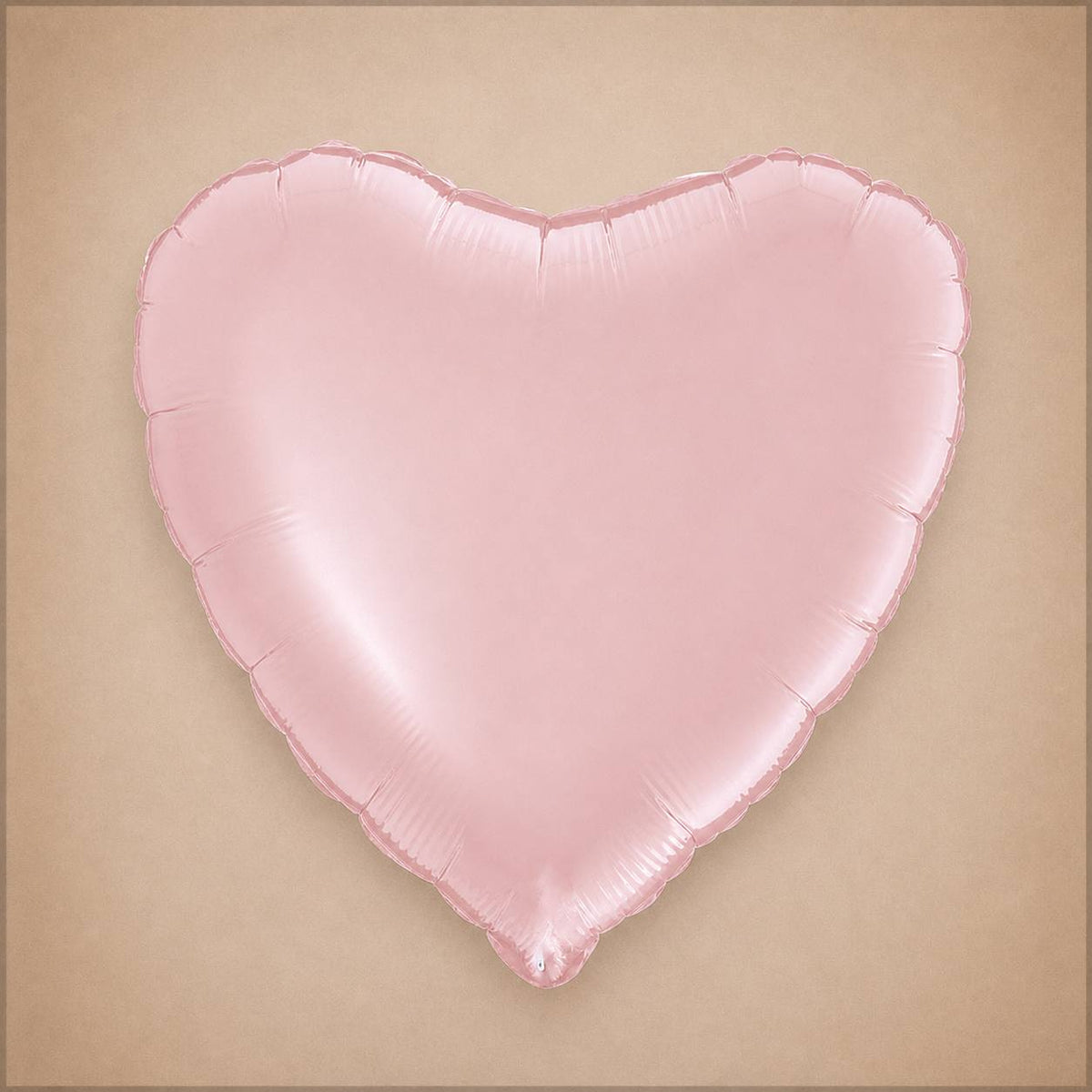 18" Pearl Pink Heart Foil Balloon