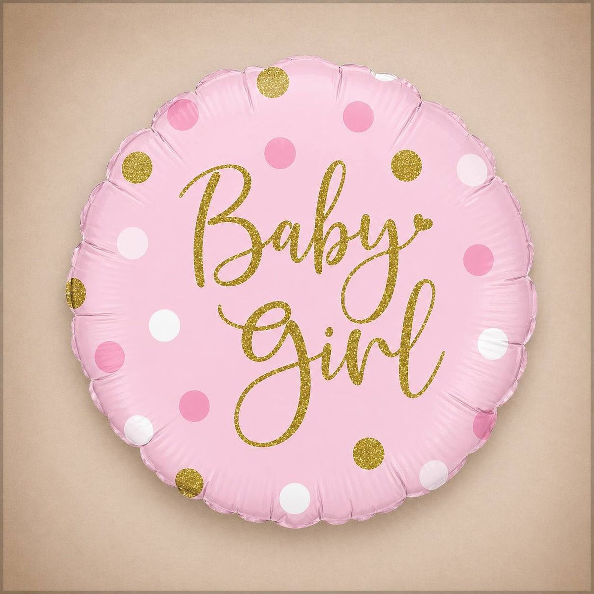 18" Baby Girl Pink Foil Balloon