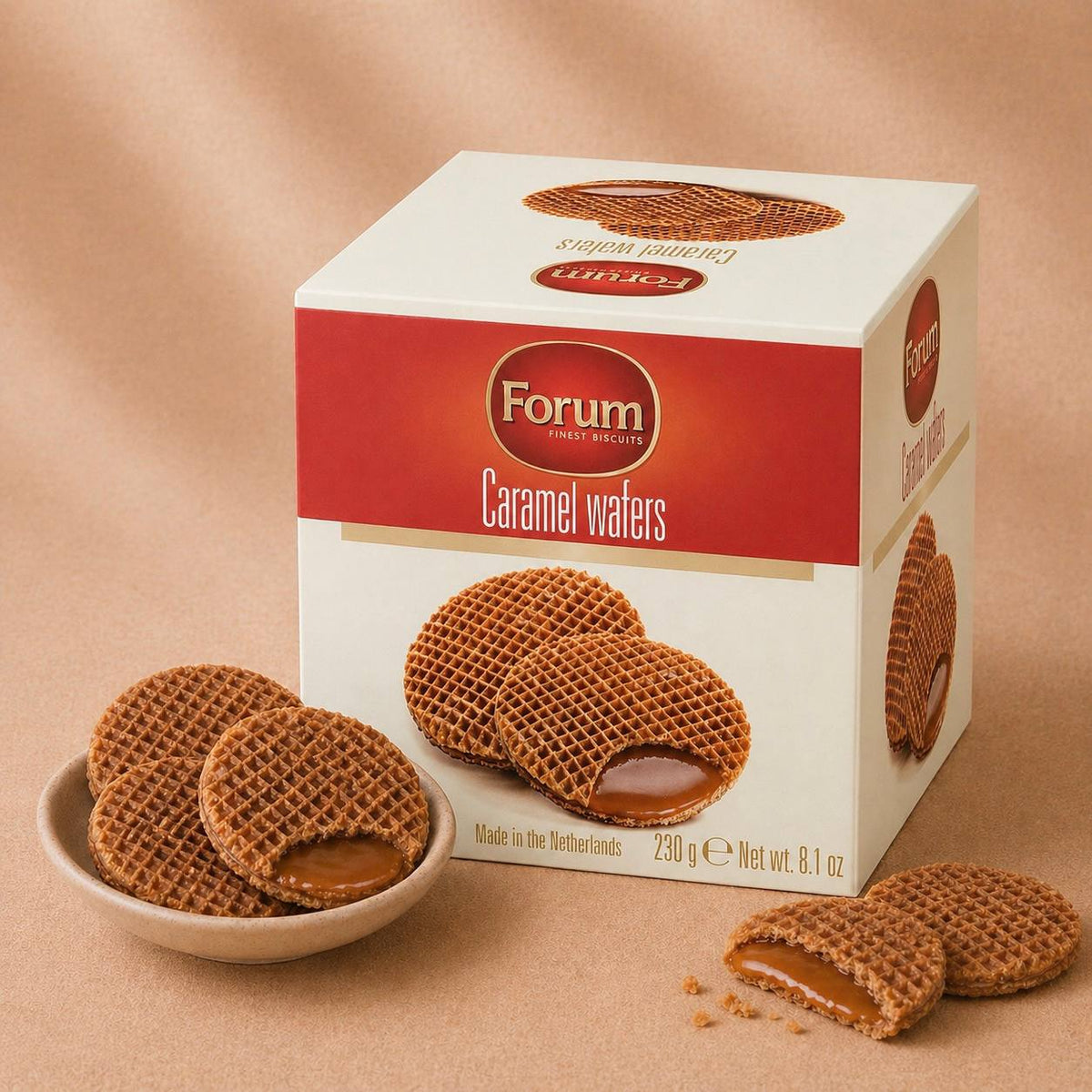 Caramel Wafers Boxed 230g