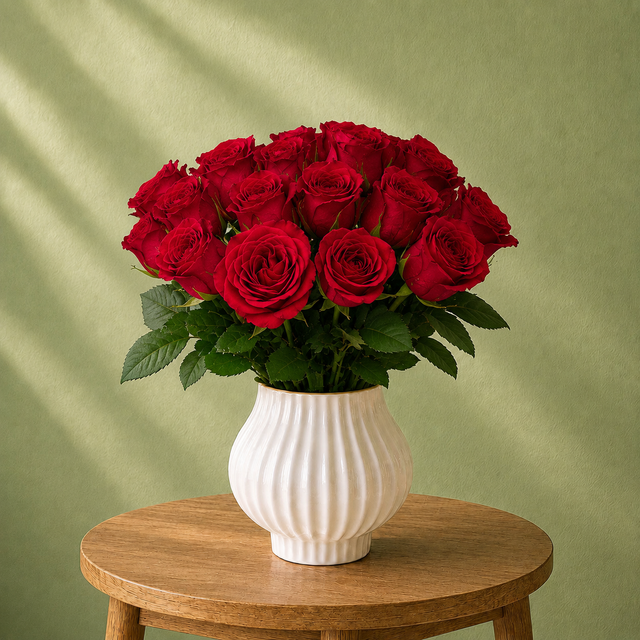 20 Roses Hot Pink
