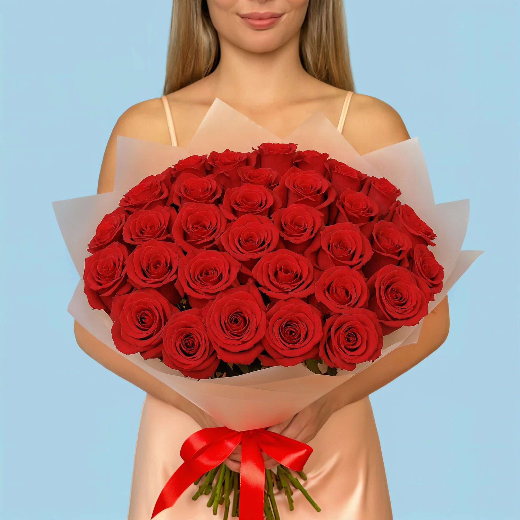 35 Premium Red Roses #1