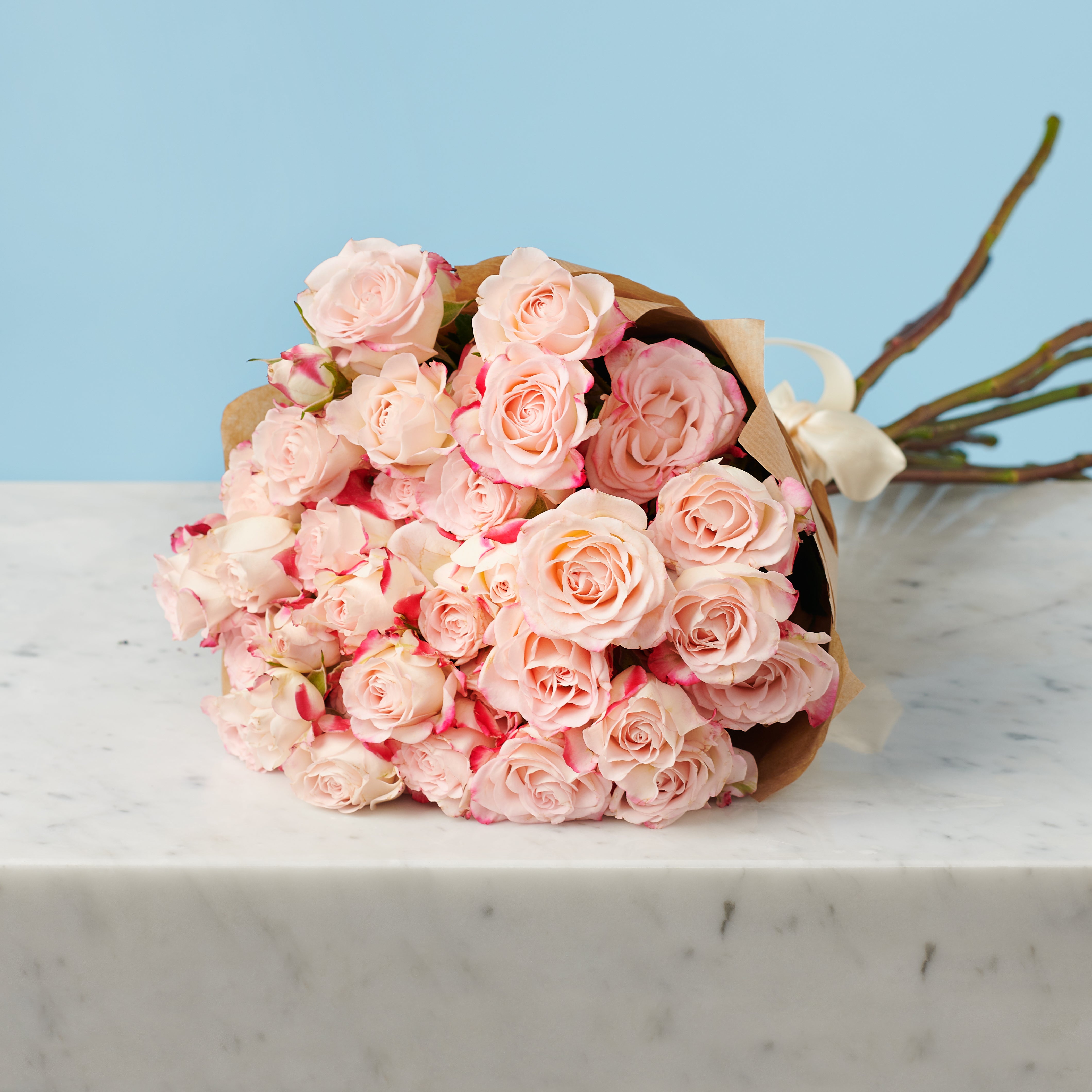 10 Spray Pink Roses #3