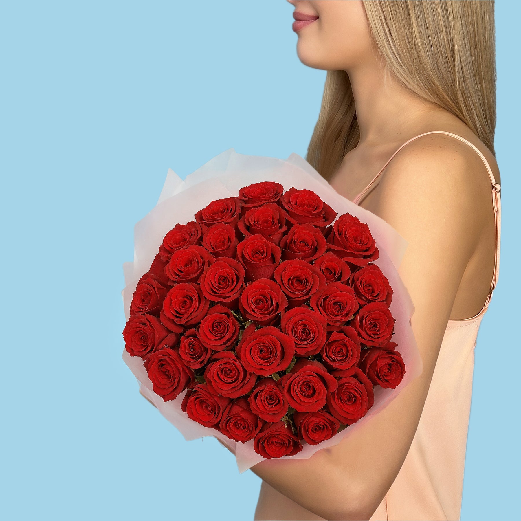 Bouquet of 30 Red roses #2