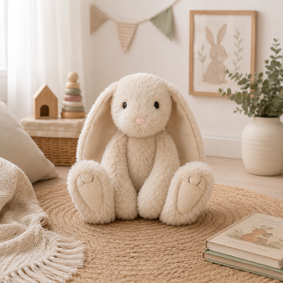 20cm Keeleco Enchanted World Cream Bunny