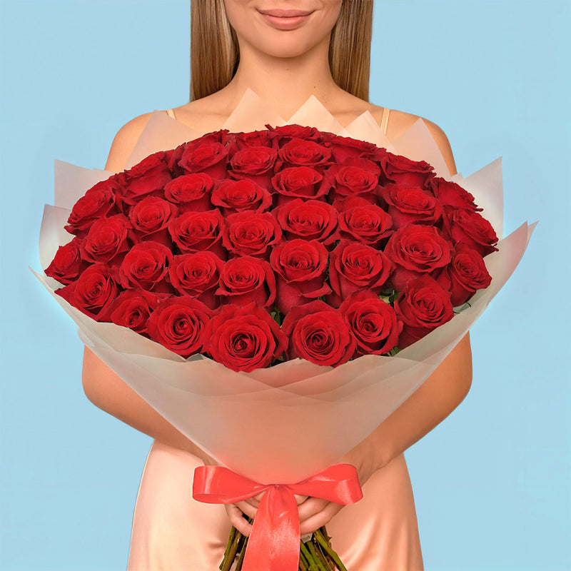 Bouquet of 50 Red roses #5