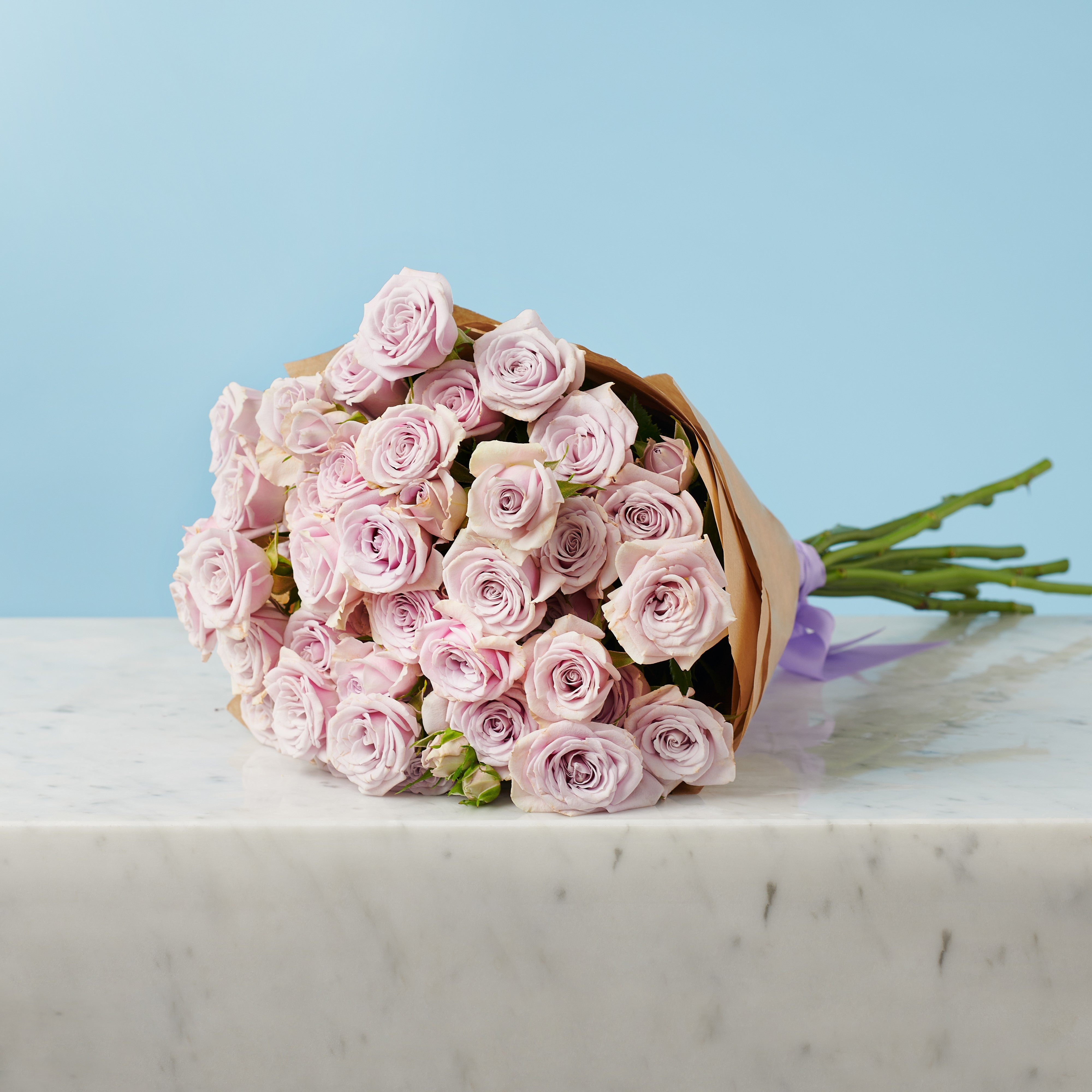 10 Spray Purple Roses #4