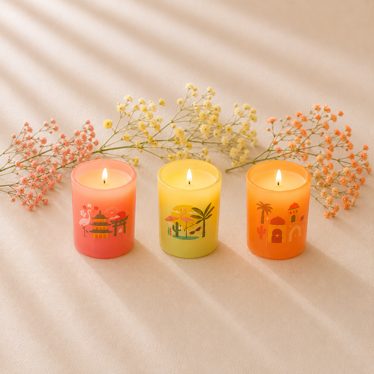 Around the world Scented Candle S