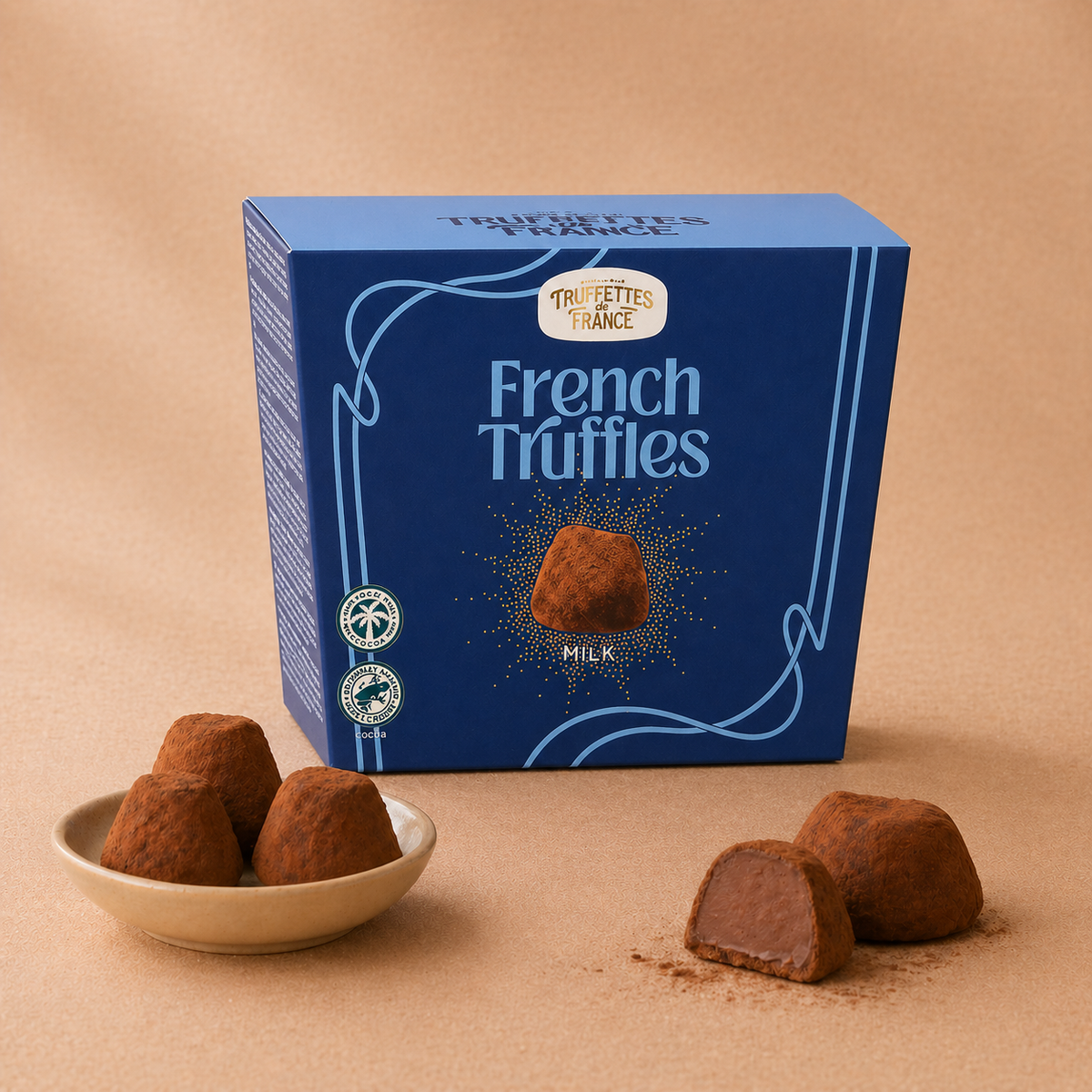 French truffles - Cocoa & Milk 200g