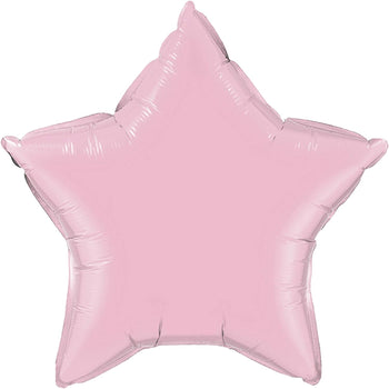 20" Pearl Pink Star Foil Balloon #1