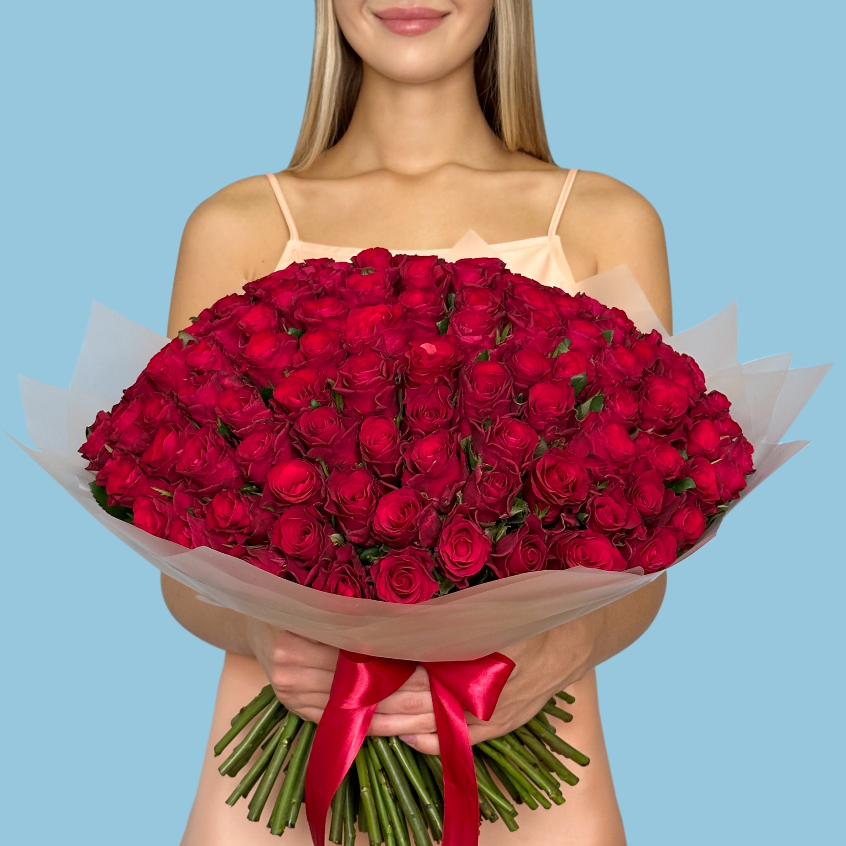 150 Red Roses from Kenya #1