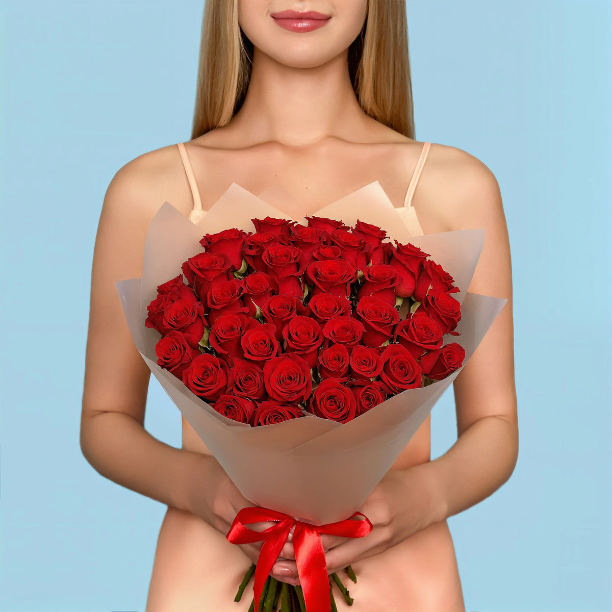 Bouquet of 30 Red roses #1