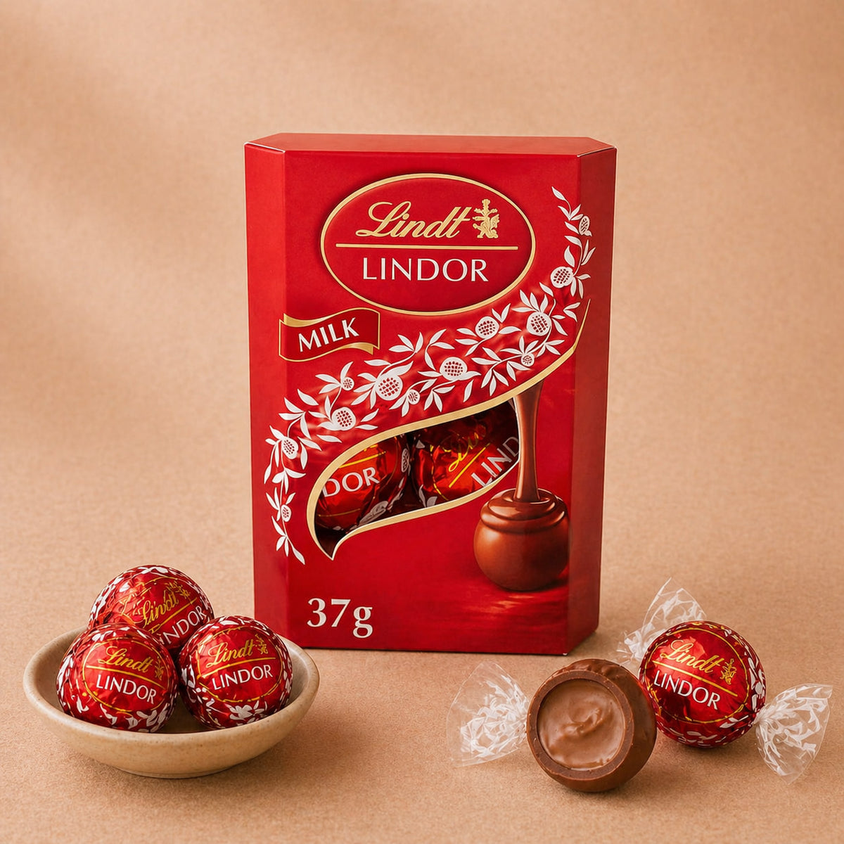 Lindt LINDOR Milk Chocolate Truffles L Size