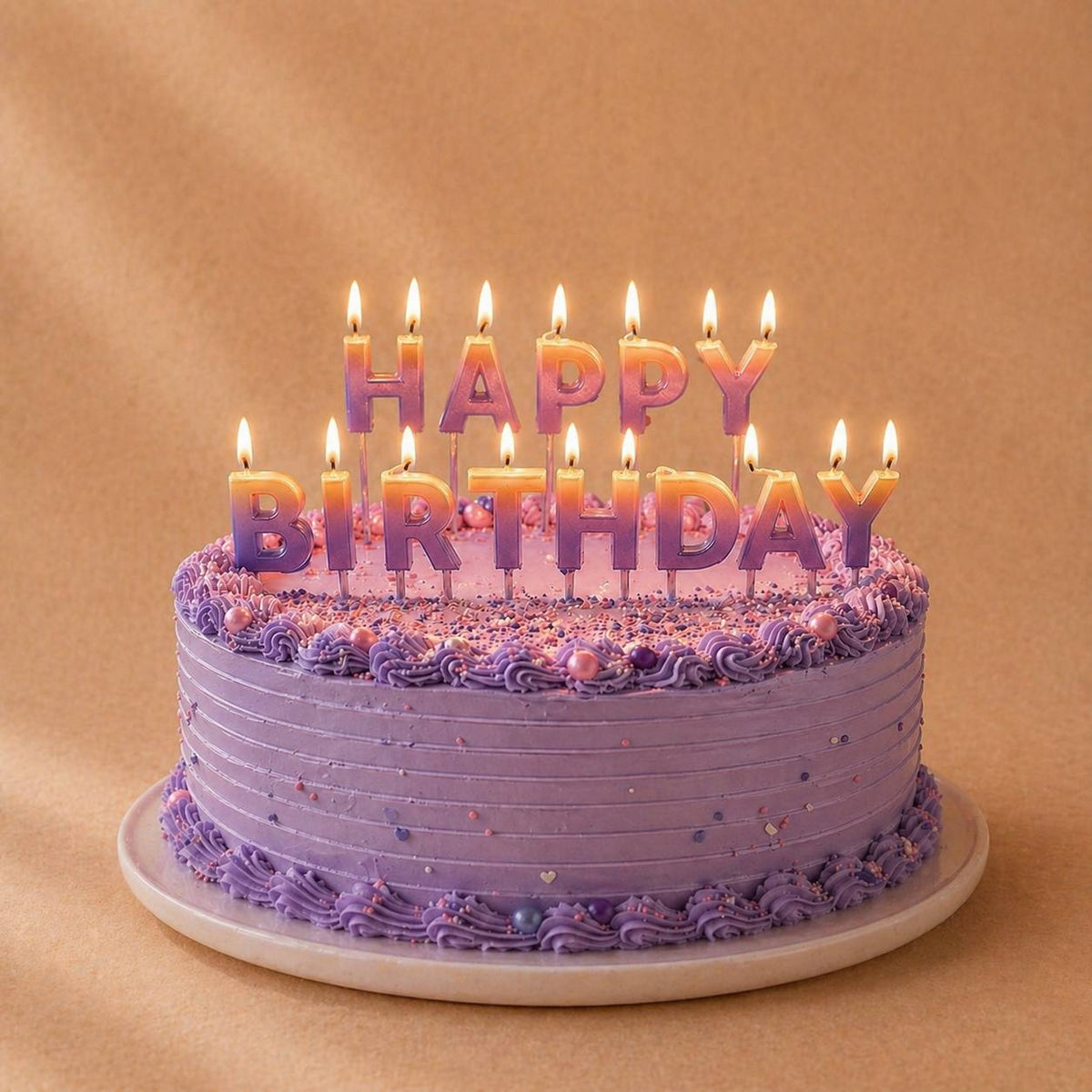 Happy Birthday Pick Candle