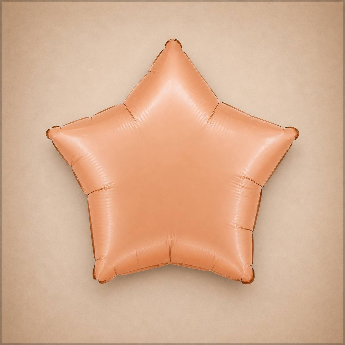 18" Coral Star Foil Balloon