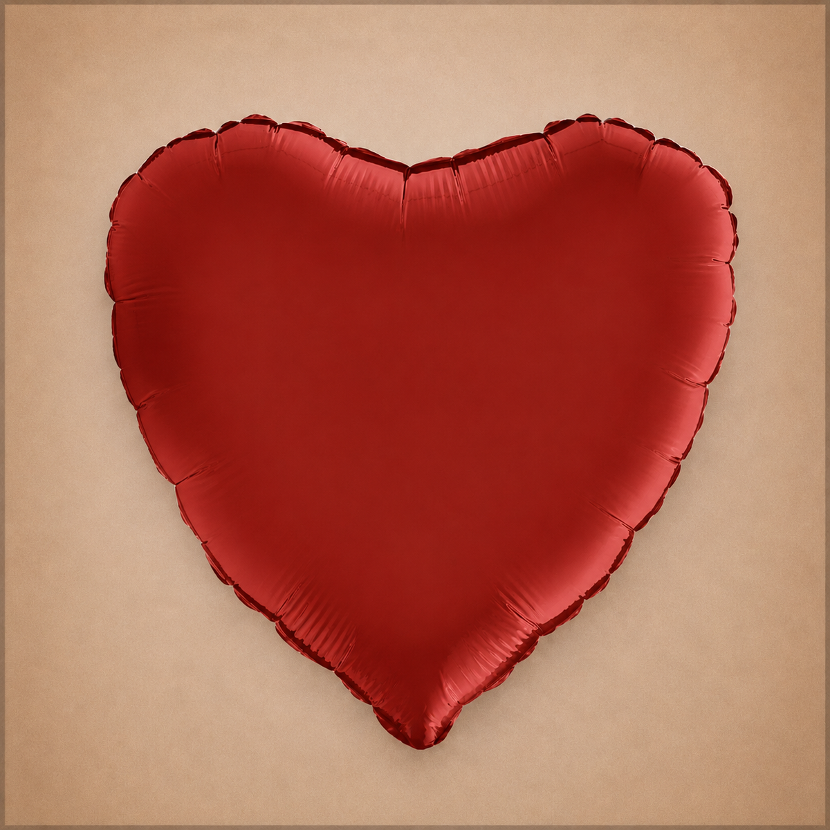18" Ruby Red Heart Foil Balloon