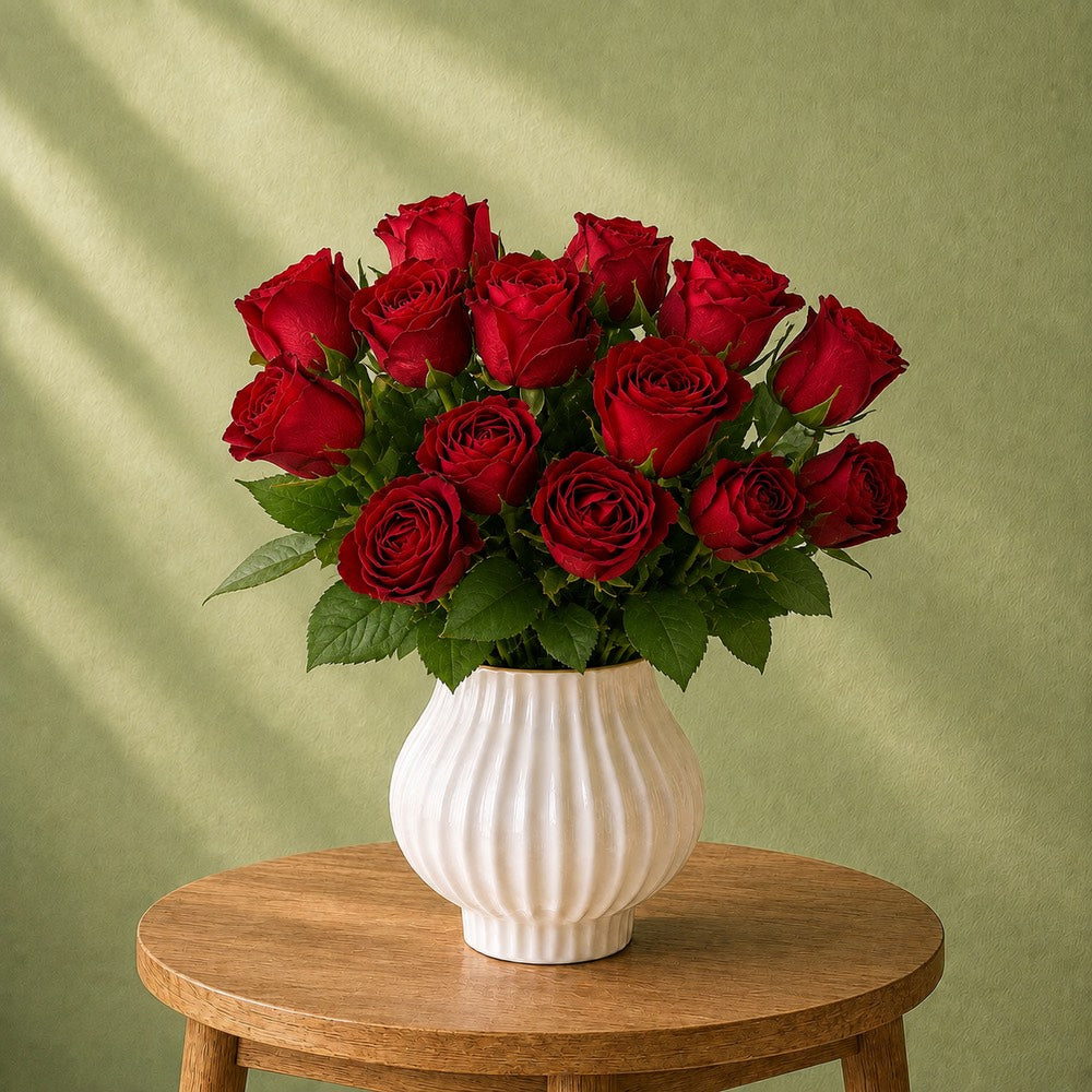 A MyFlowers bouquet of red roses